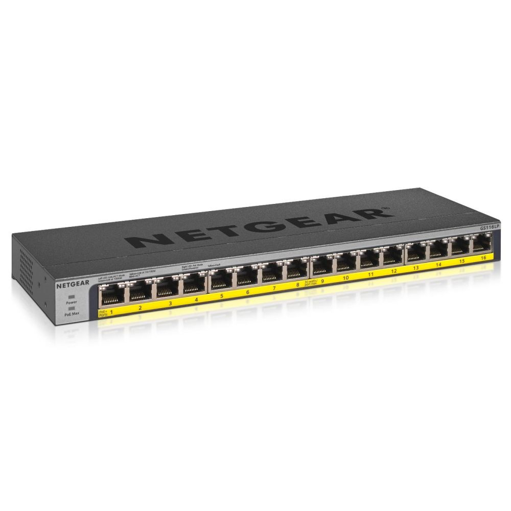 16PT POE/POE+GIGABIT UNMANAGED Switch