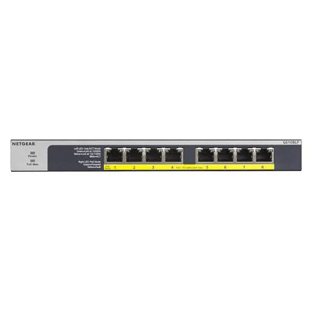 8PT POE/POE+ GIGABIT UNMANAGED SWCH