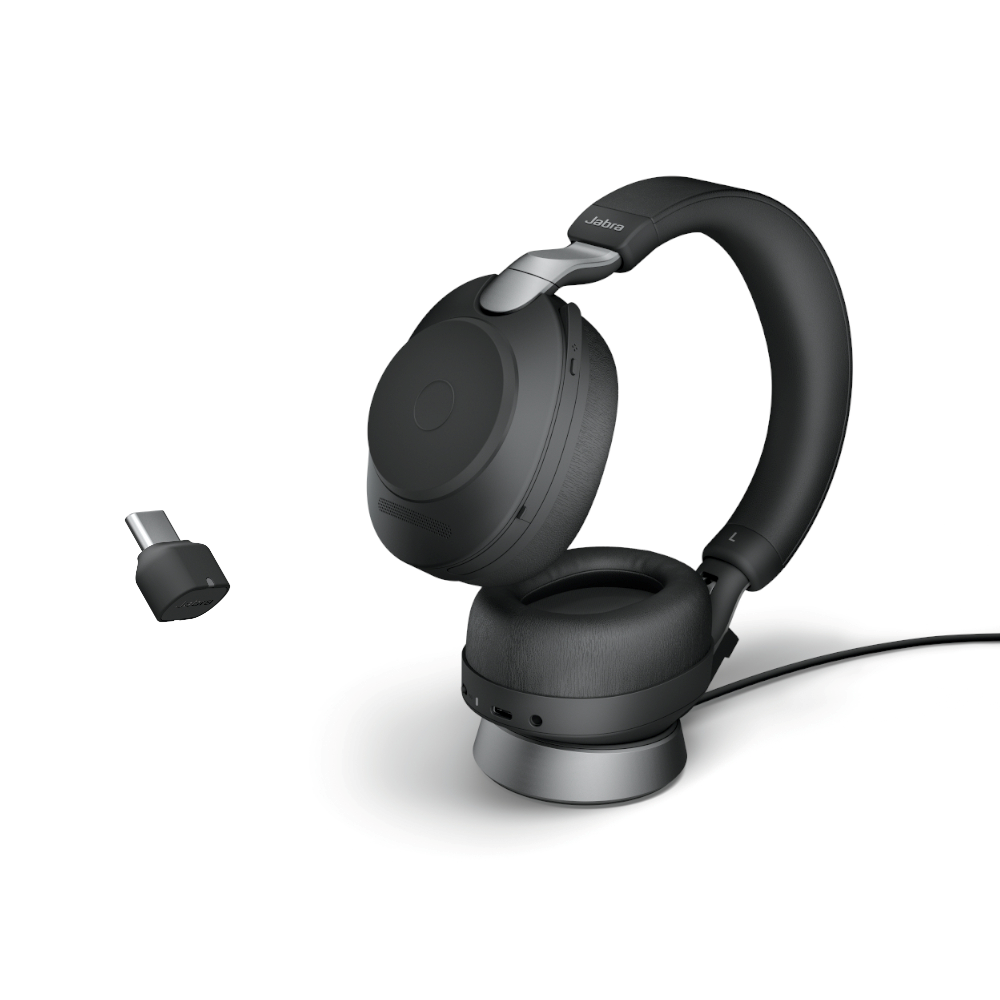 Jabra Evolve2 85 Link380c MS Stereo + Stand Black