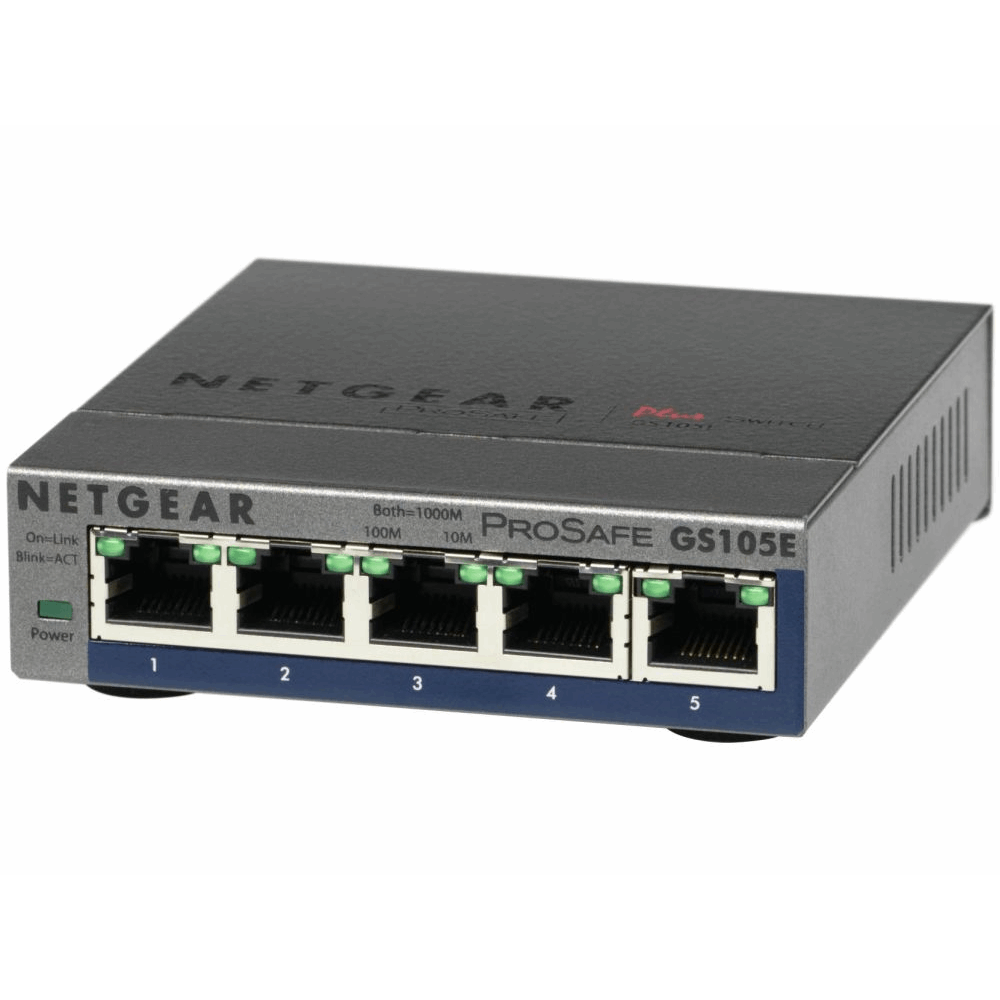 ProSafe Plus 5port Gig. Ethernet switch  unmanaged Switch  5x 10/100/1000 desktop